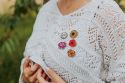 Fa bross Icelandic Poppy Bloom Brooch