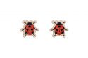 Fa fülbevaló Ladybird Earrings