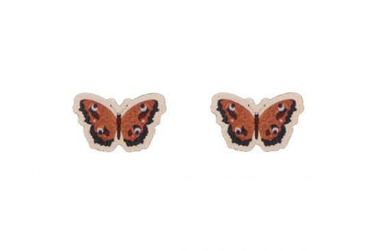 Fa fülbevaló Rouge Butterfly Earrings